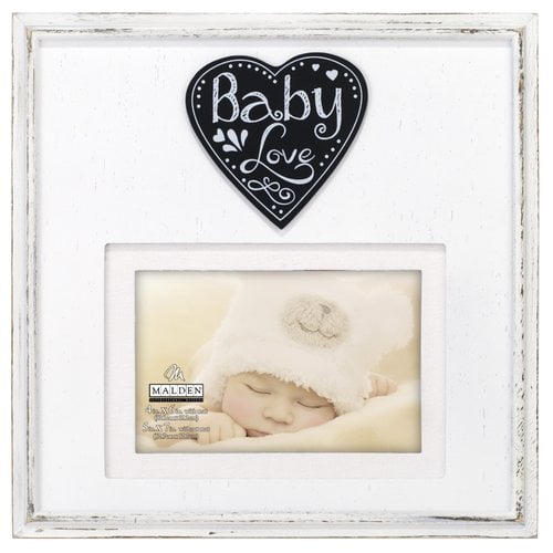 White Picture Photo Frame For 4 Photos 4"x6" BABY shaped Frame Gift New Born